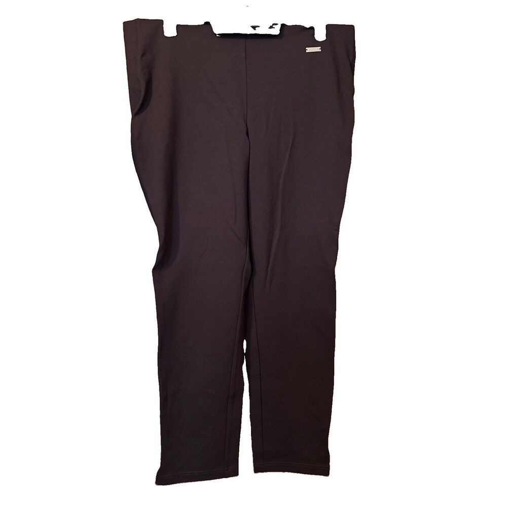 Rafaella Women’s Comfort Fit Pull-On Stretch Elastic Waist Slim Leg Pants 2X